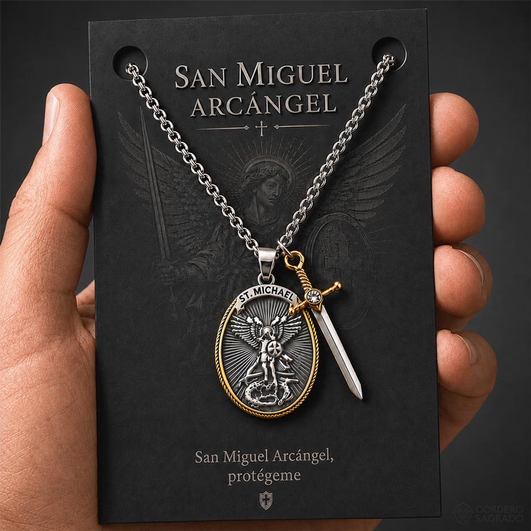 Collar de San Miguel Arcángel Protector