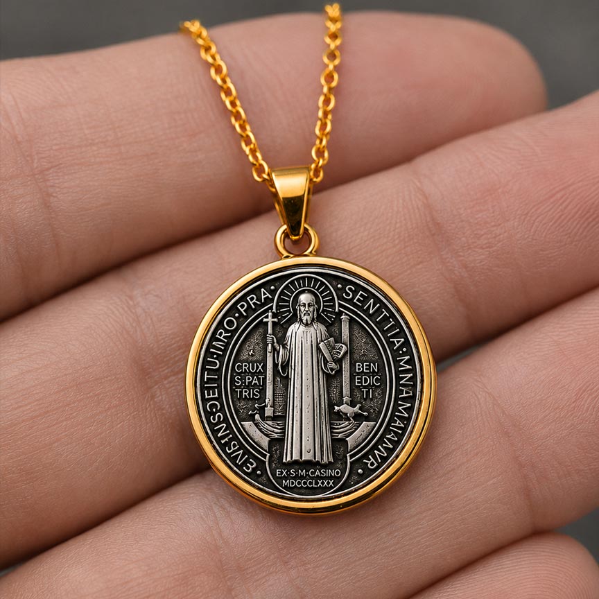 Collar Medalla de San Benito