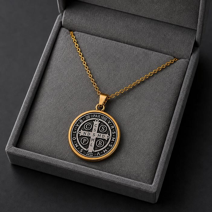Collar Medalla de San Benito