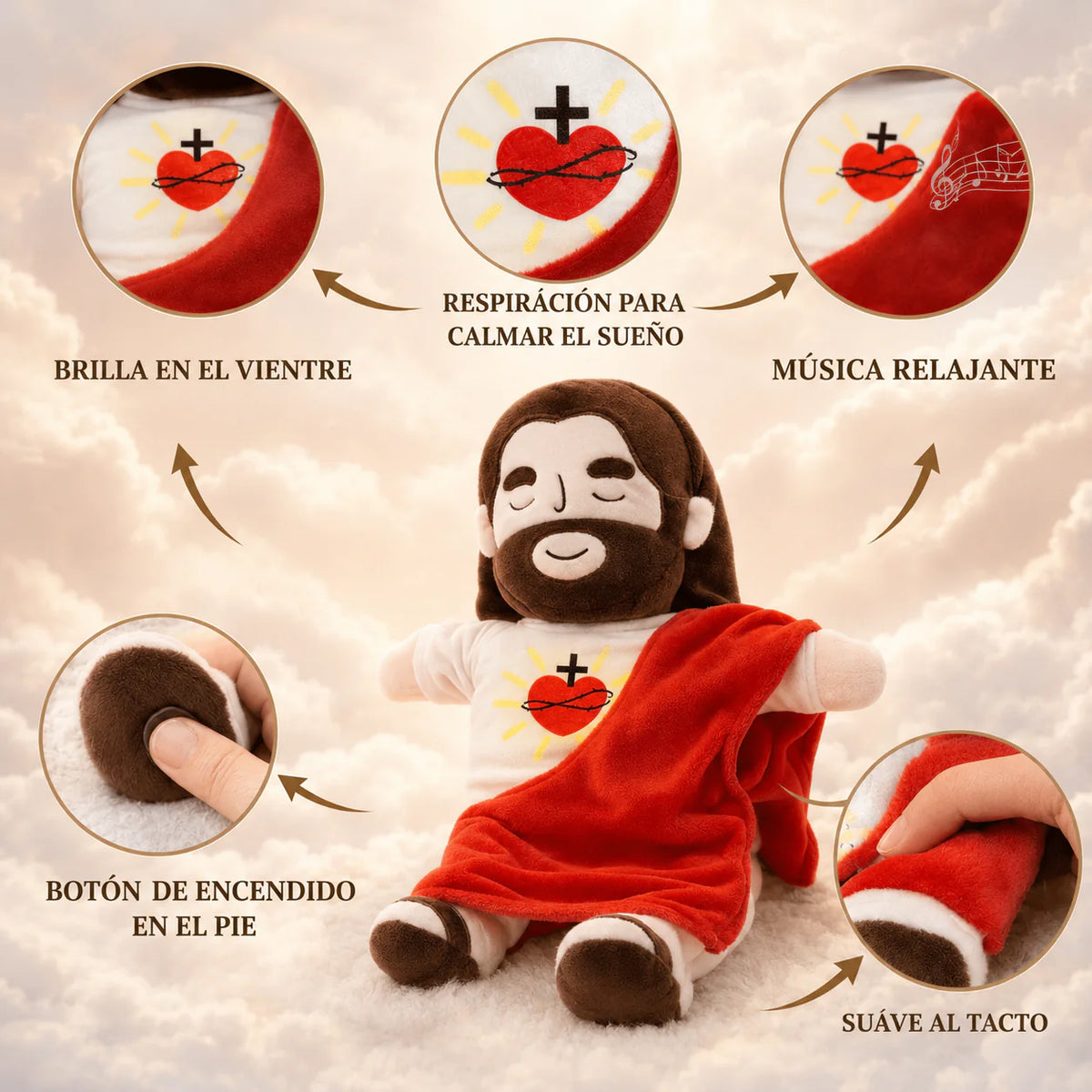 Peluche Sagrado Corazón de Jesús